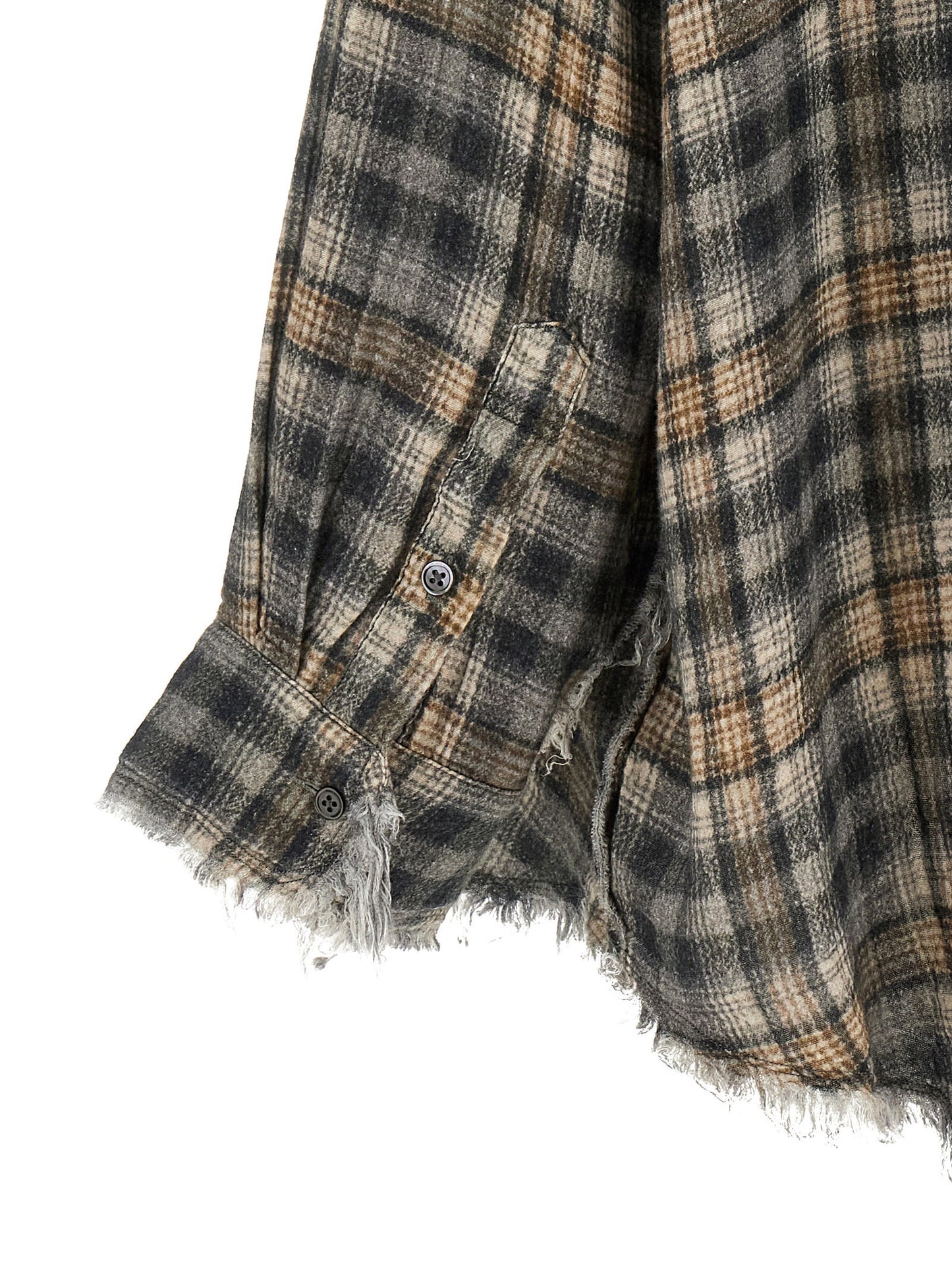 R13 Raw Cut Hem Shirt