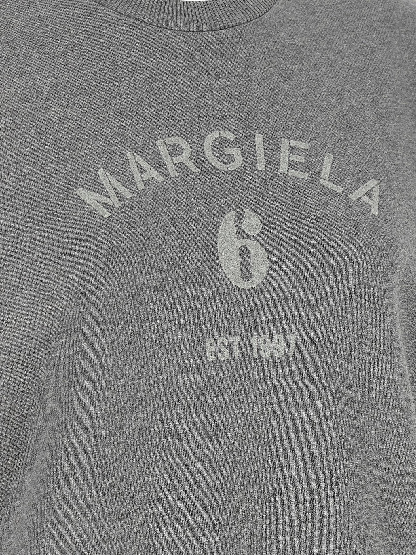 Mm6 Maison Margiela Logo Print Sweatshirt