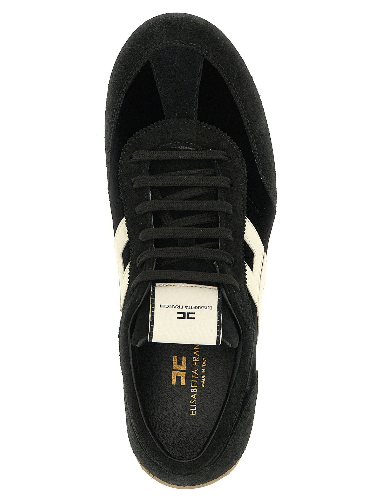 Elisabetta Franchi Nappa And Velvet Sneakers