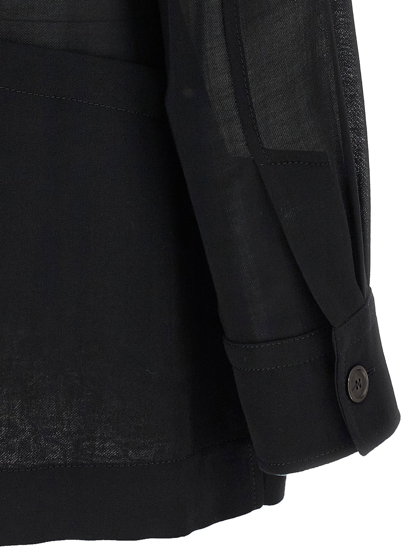 Ferragamo Semi-sheer Wool Jacket