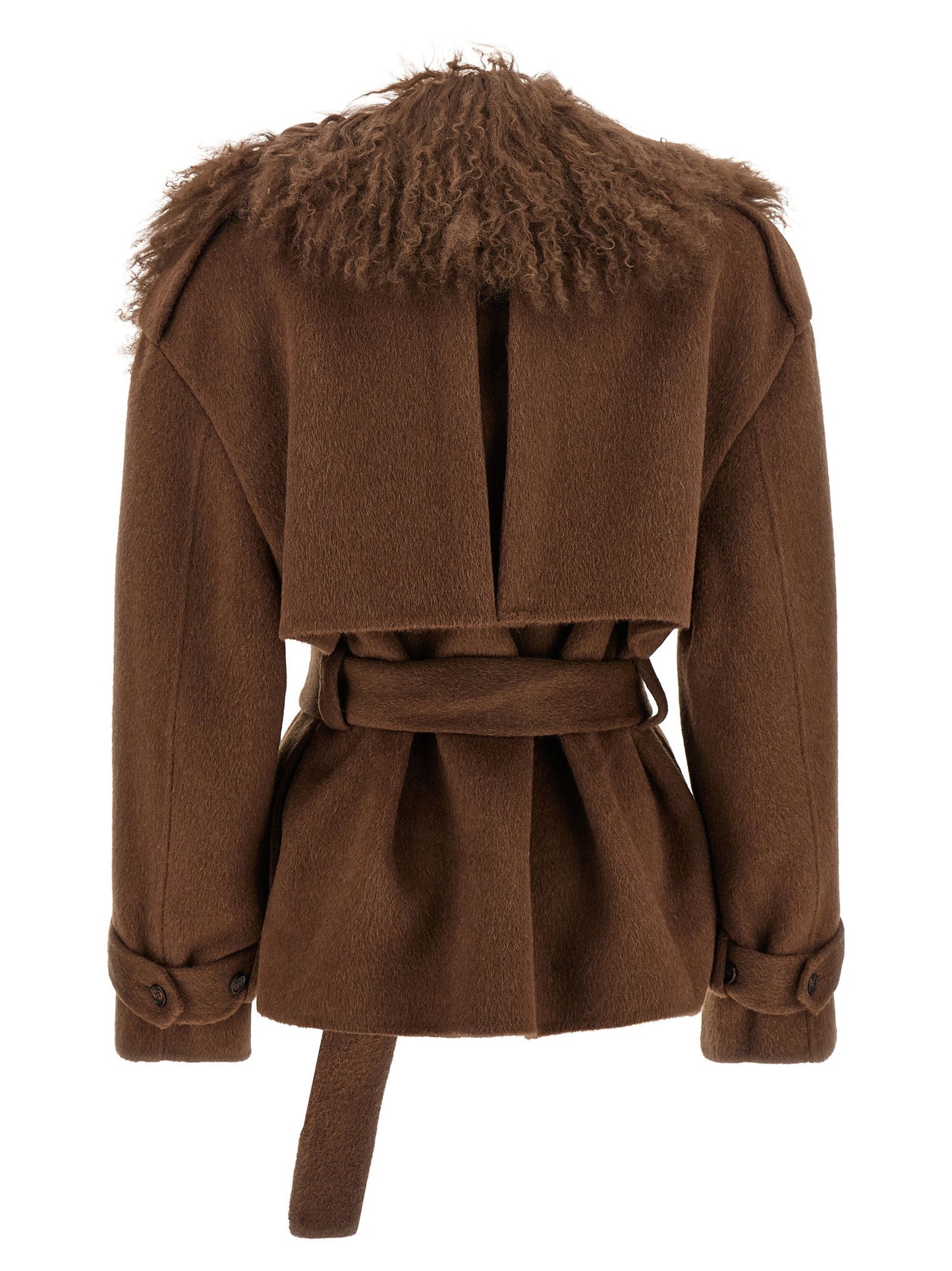 Giuseppe Di Morabito Shearling Neck Coat