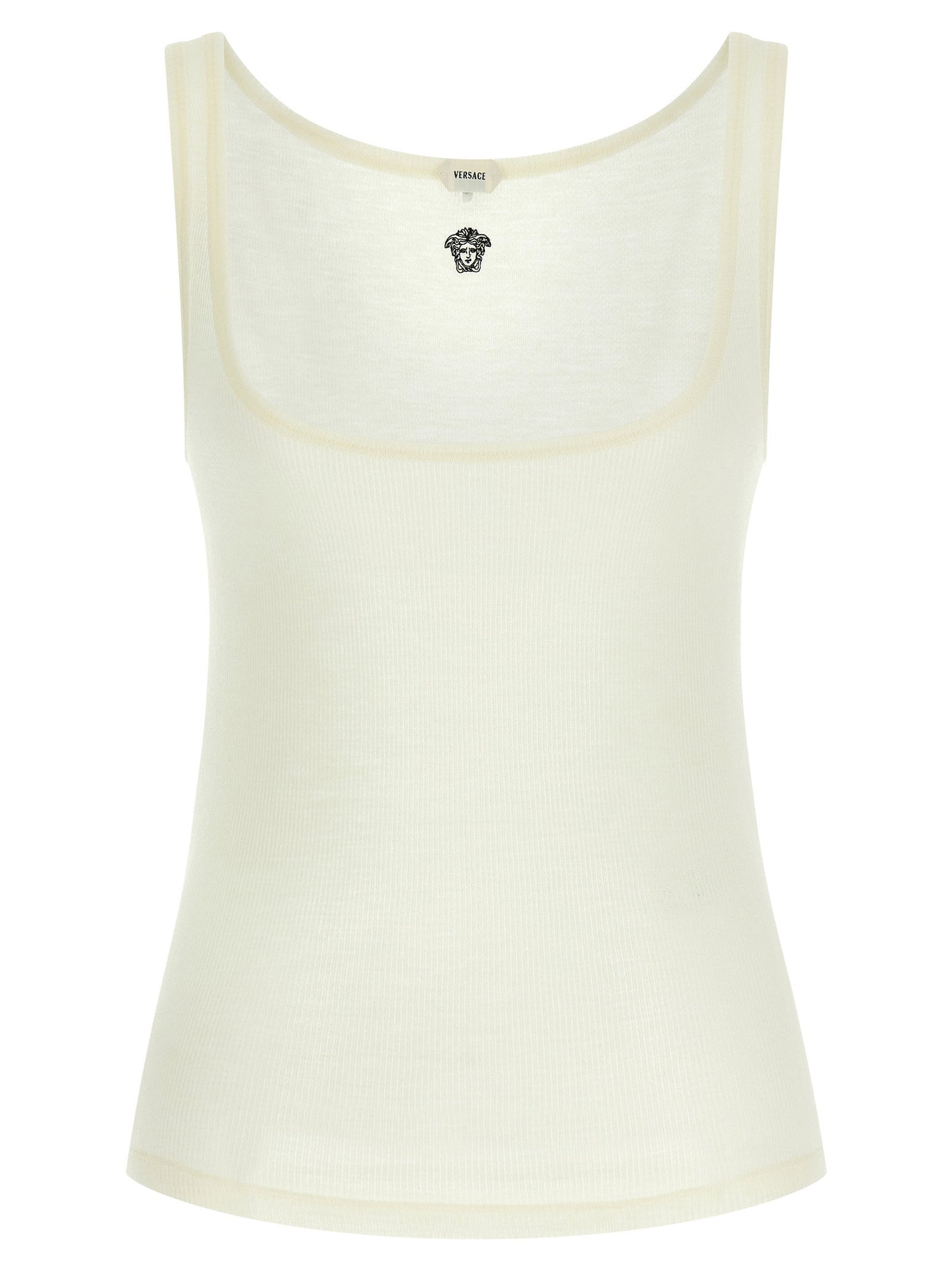 Versace La Medusa Embroidery Top