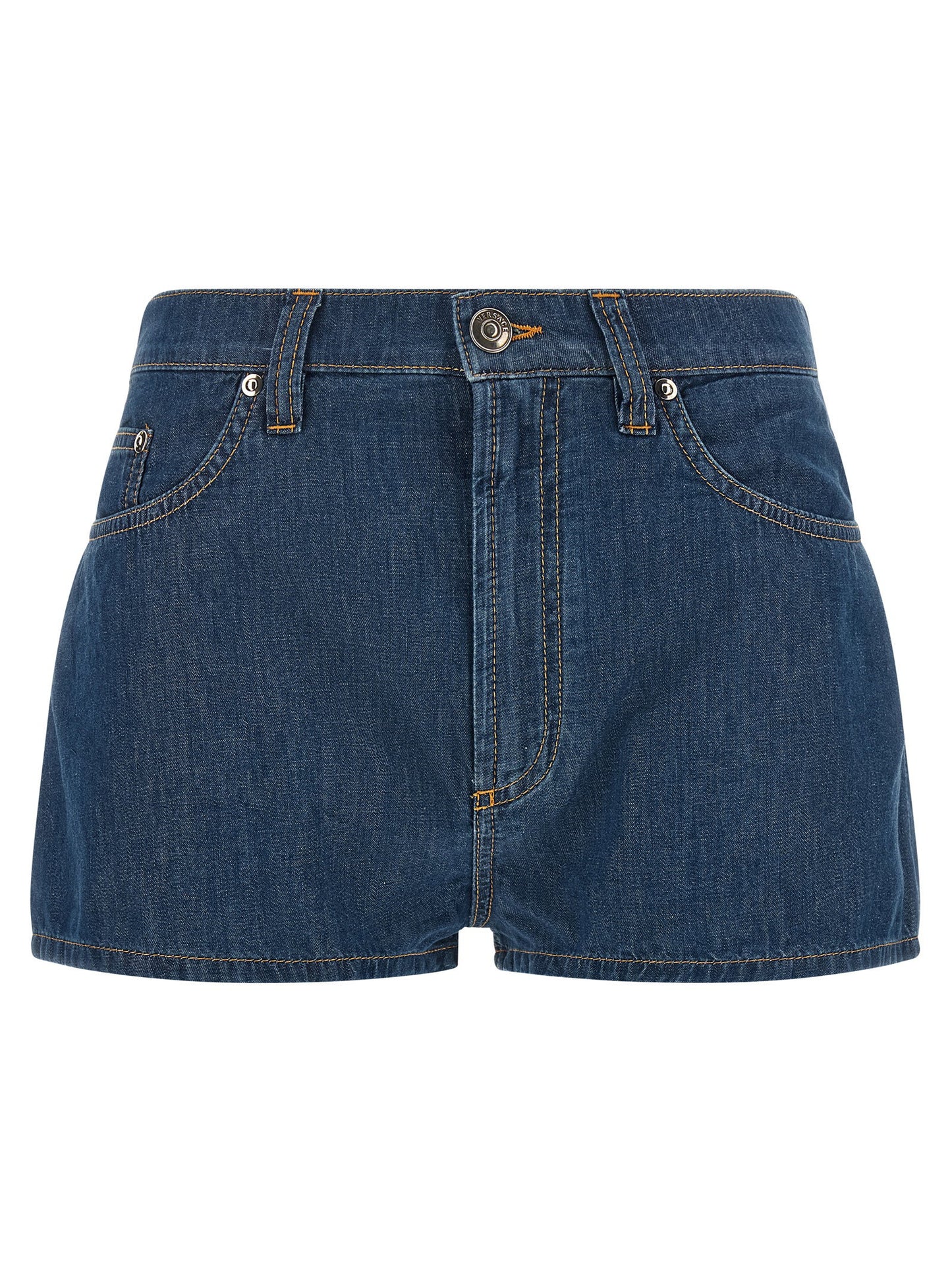 Versace Chambray Denim Shorts