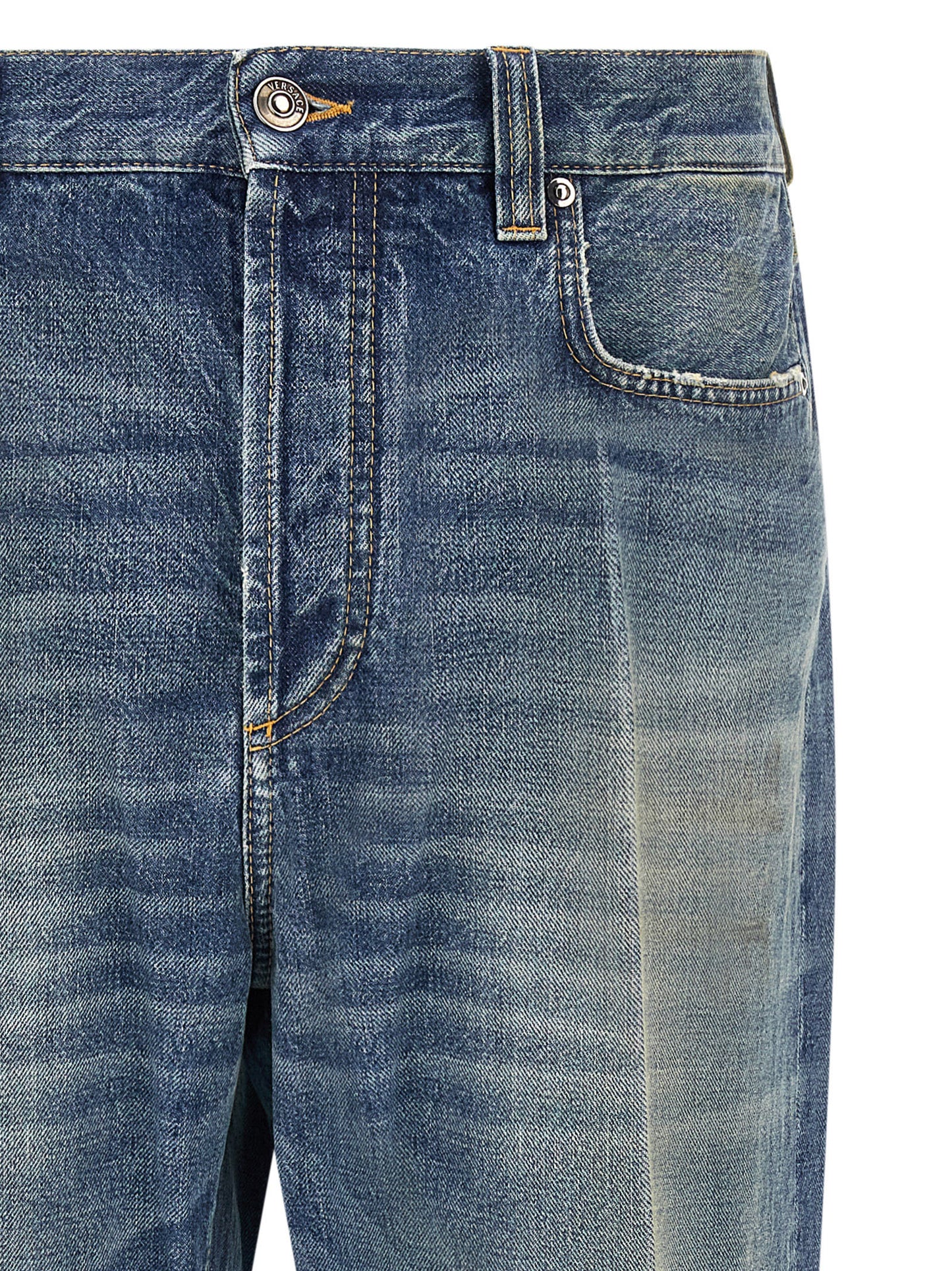 Versace Distressed Jeans