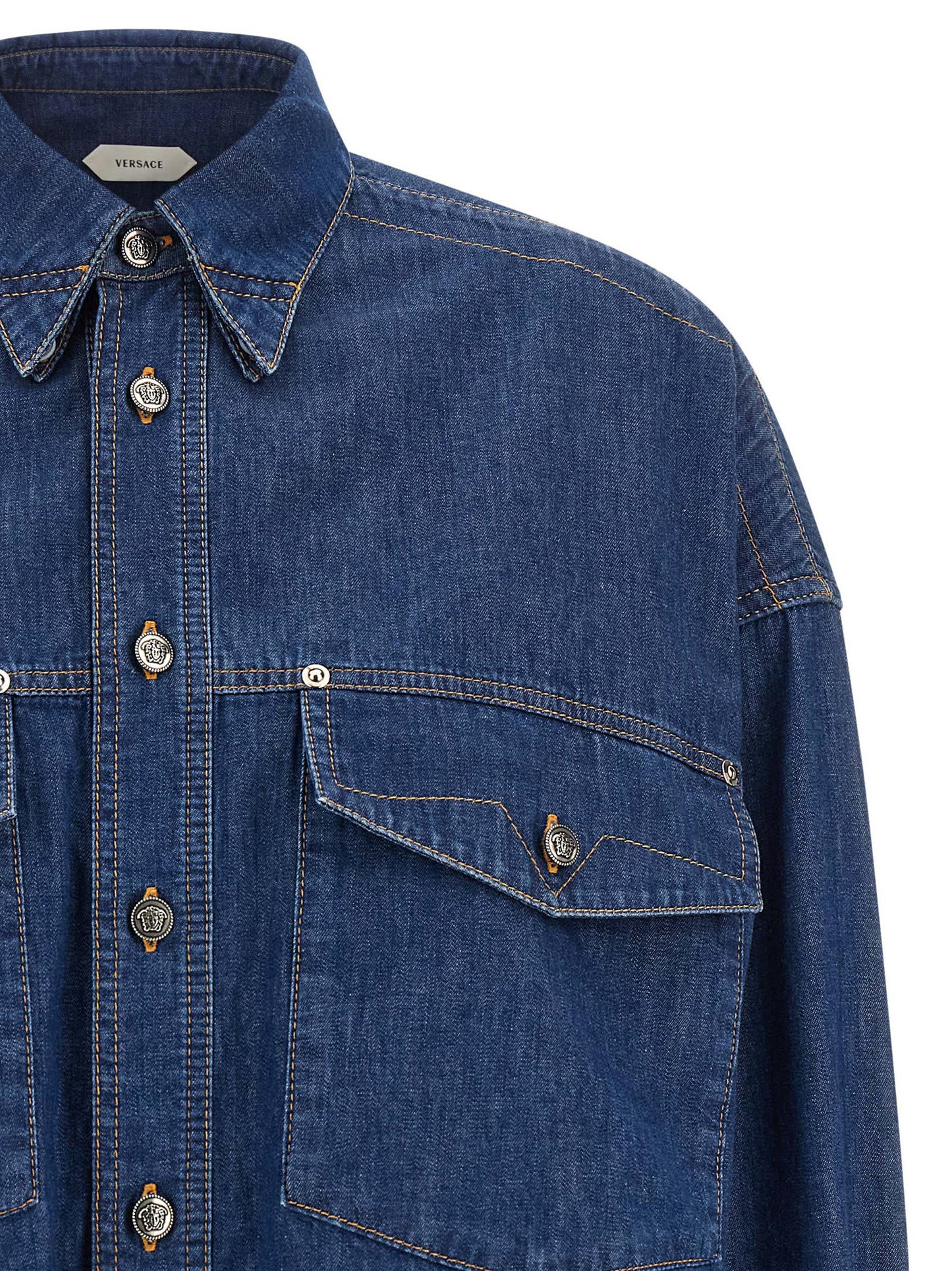Versace Cropped Shirt