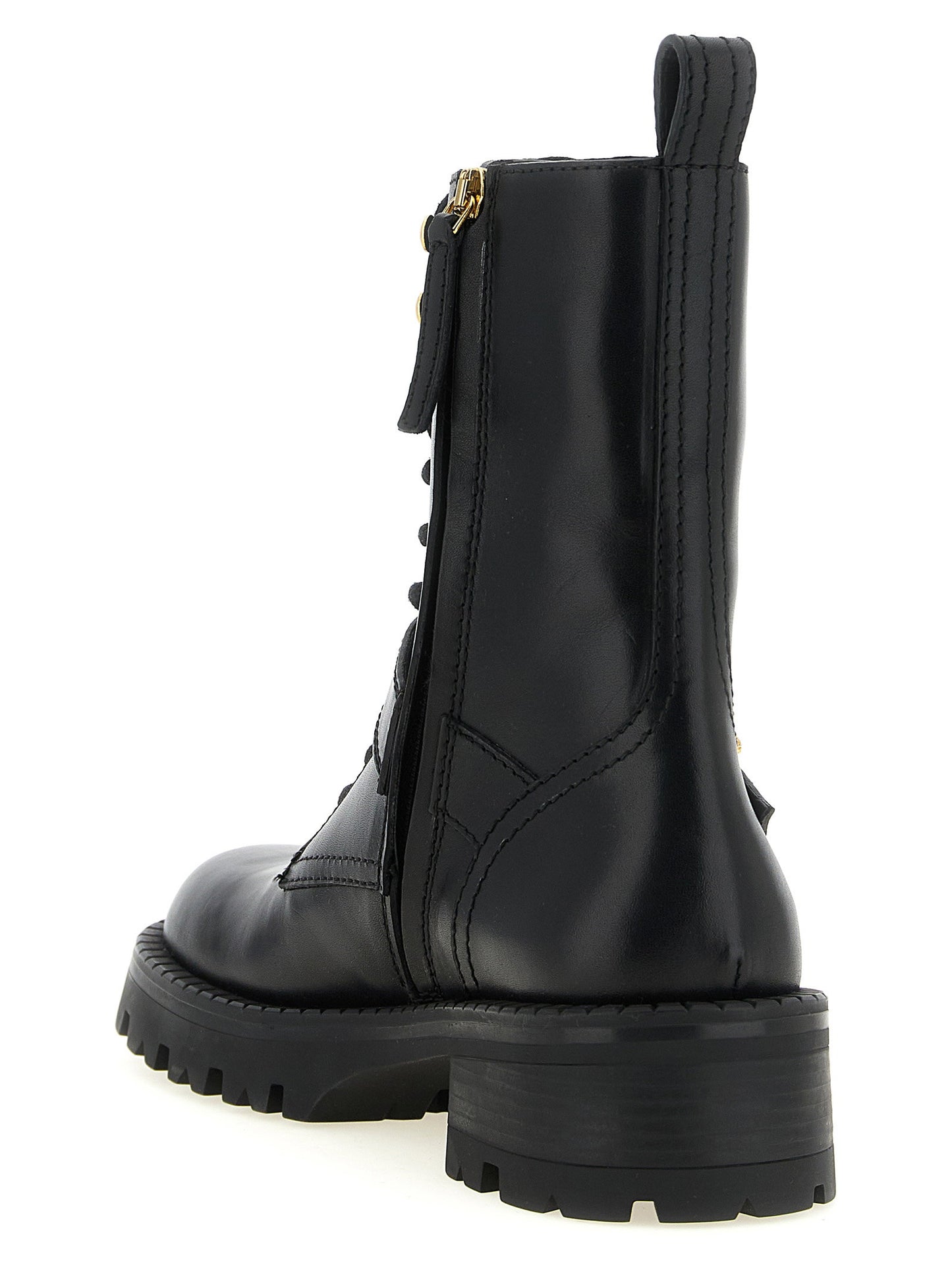 Versace Ankle Boots With Buckle