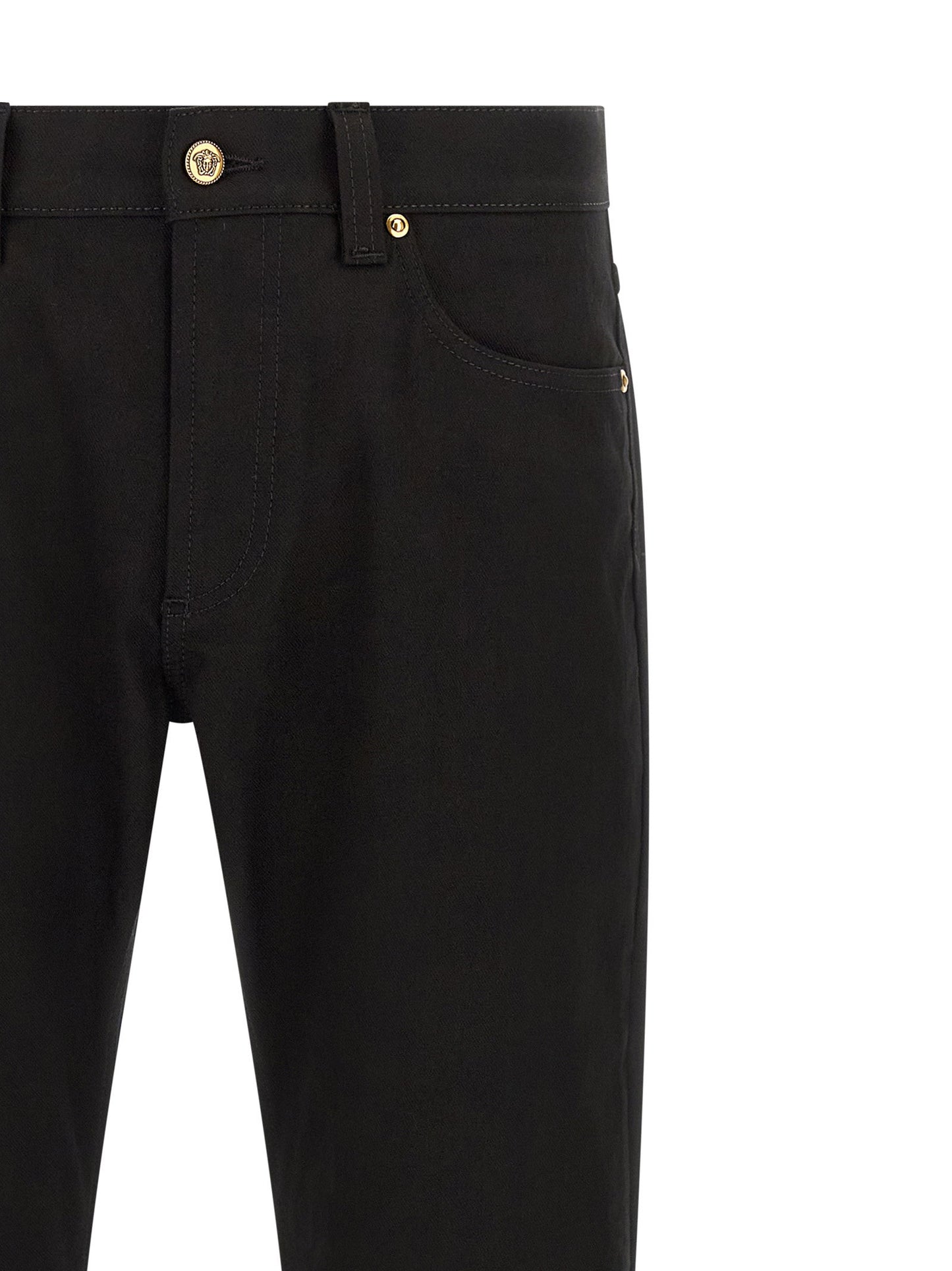 Versace Medusa Embroidery Jeans