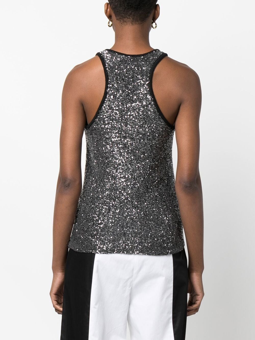 Fabiana Filippi Sequin tank top