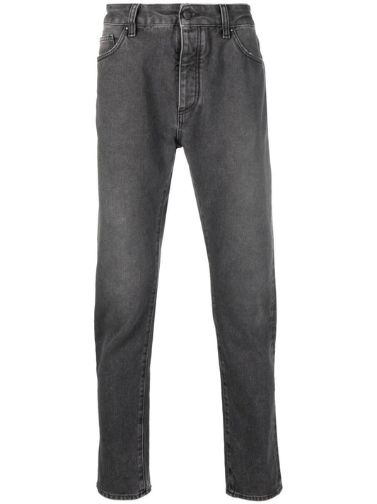 Palm Angels Curved Logo denim jeans