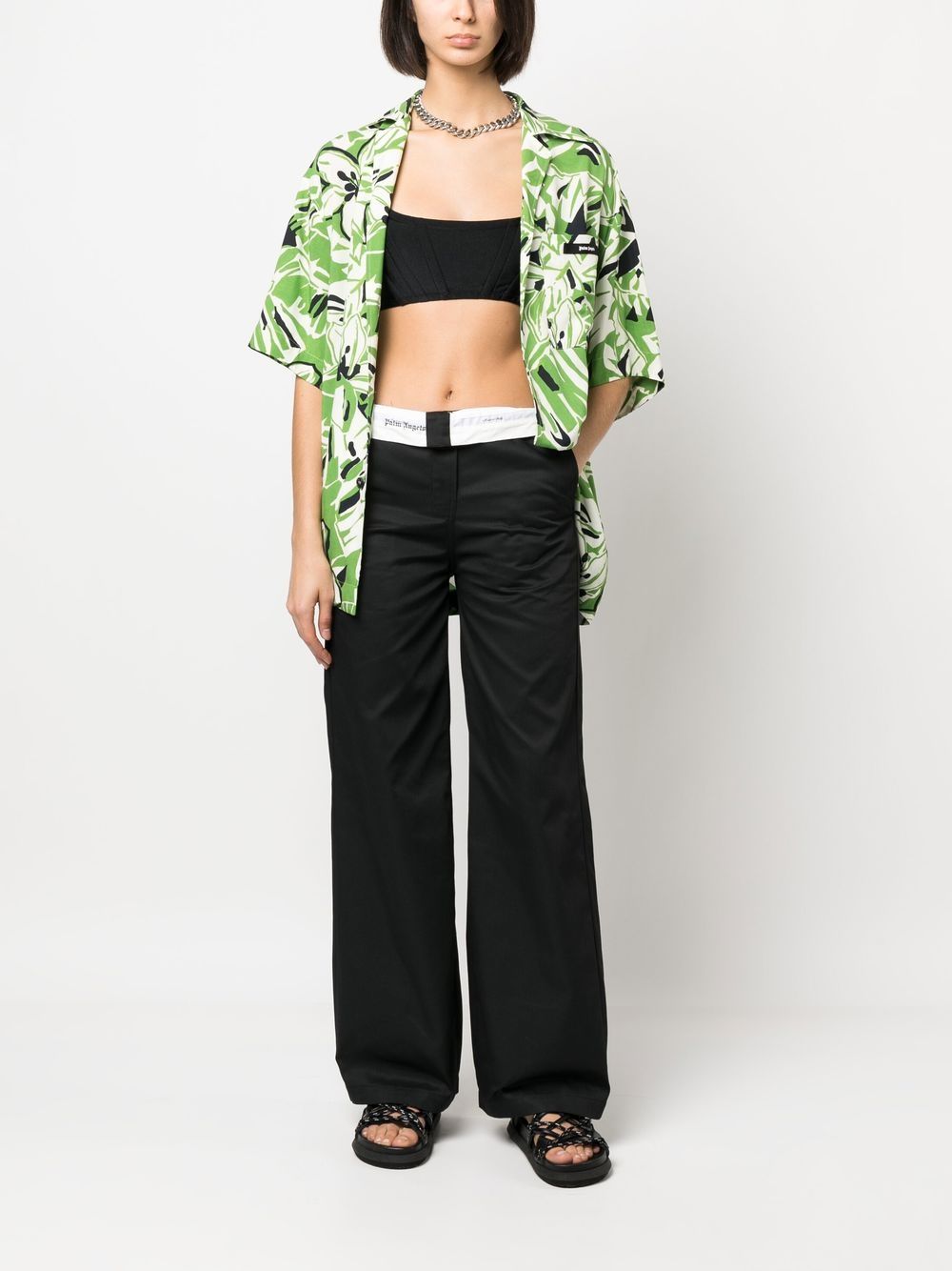 Palm Angels Flare-leg trousers
