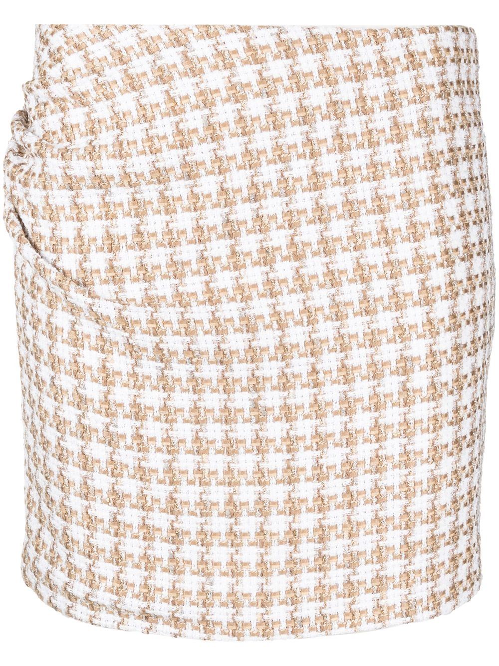 Iro Garna cotton blend silk mini skirt