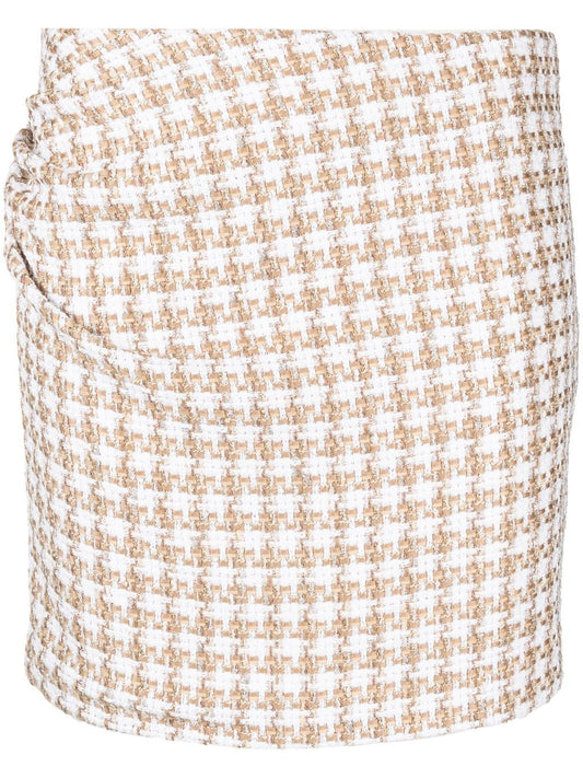 Iro Garna cotton blend silk mini skirt