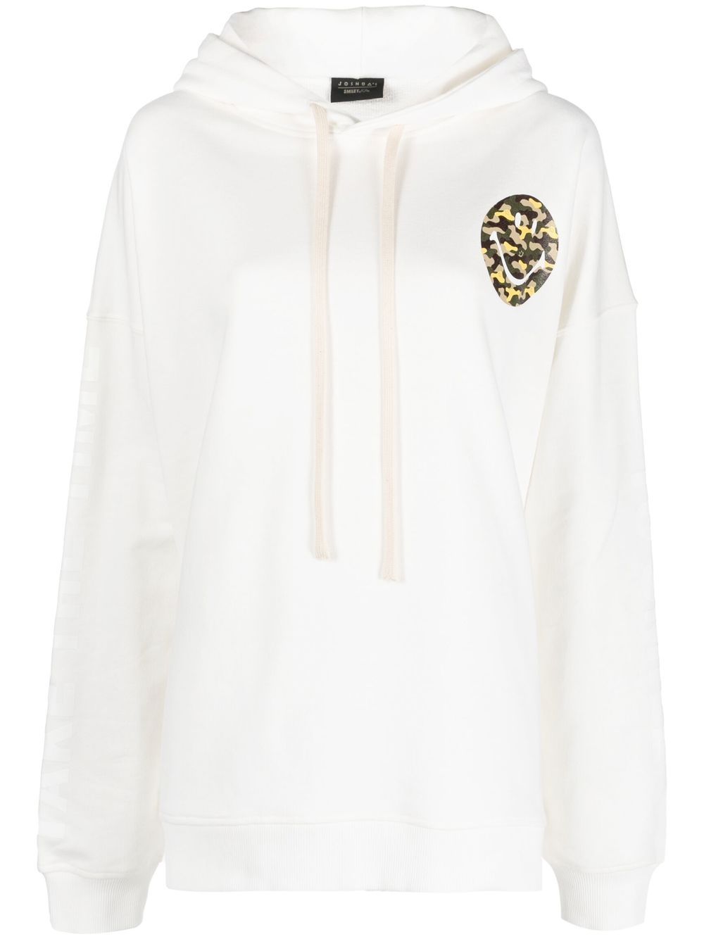 Joshua Sanders Smiley logo cotton hoodie