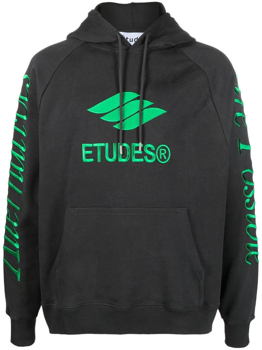 Études Ãtudes Logo organic cotton hoodie