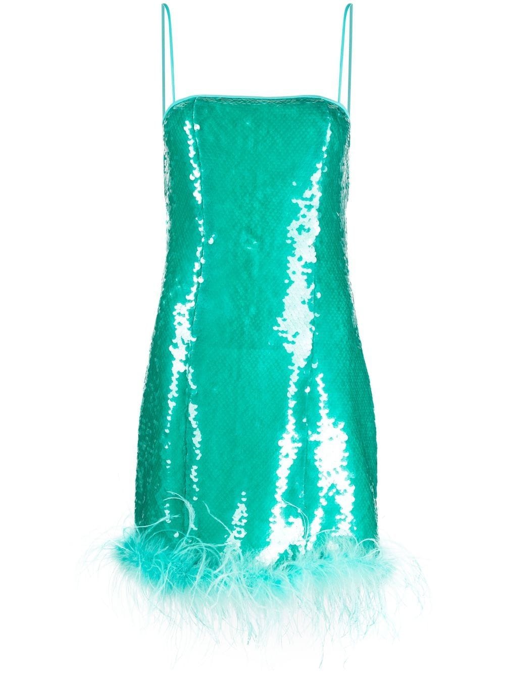 Giuseppe Di Morabito Feather detail short dress