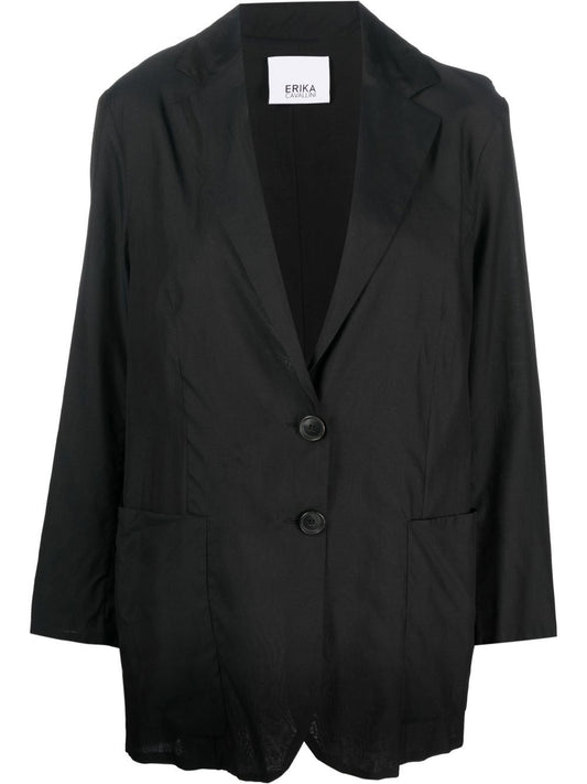 Erika Cavallini Semi-Couture Silk blend jacket