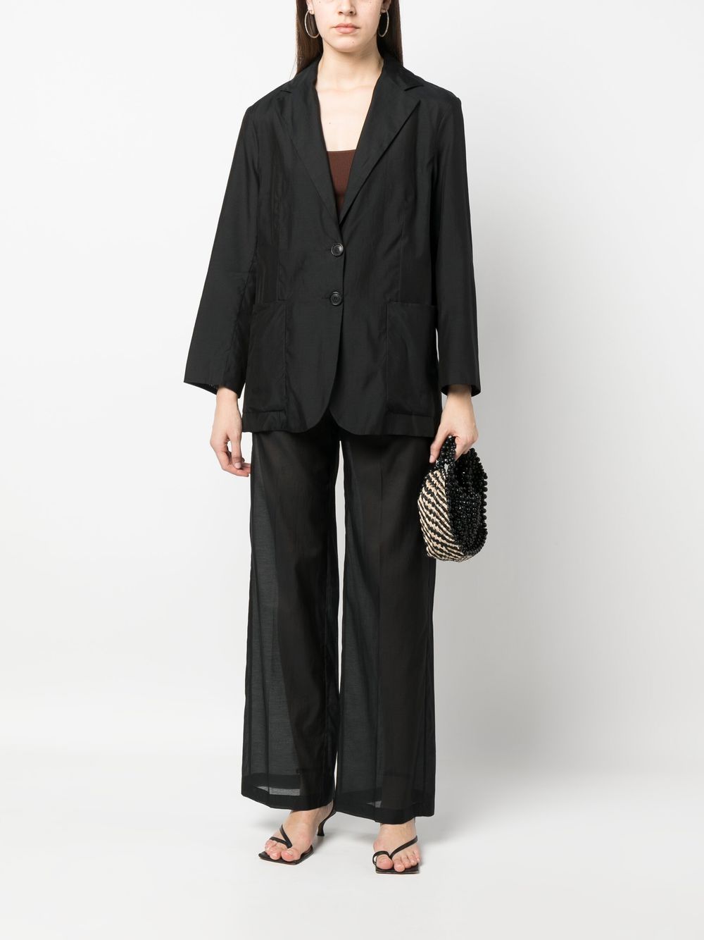 Erika Cavallini Semi-Couture Silk blend jacket