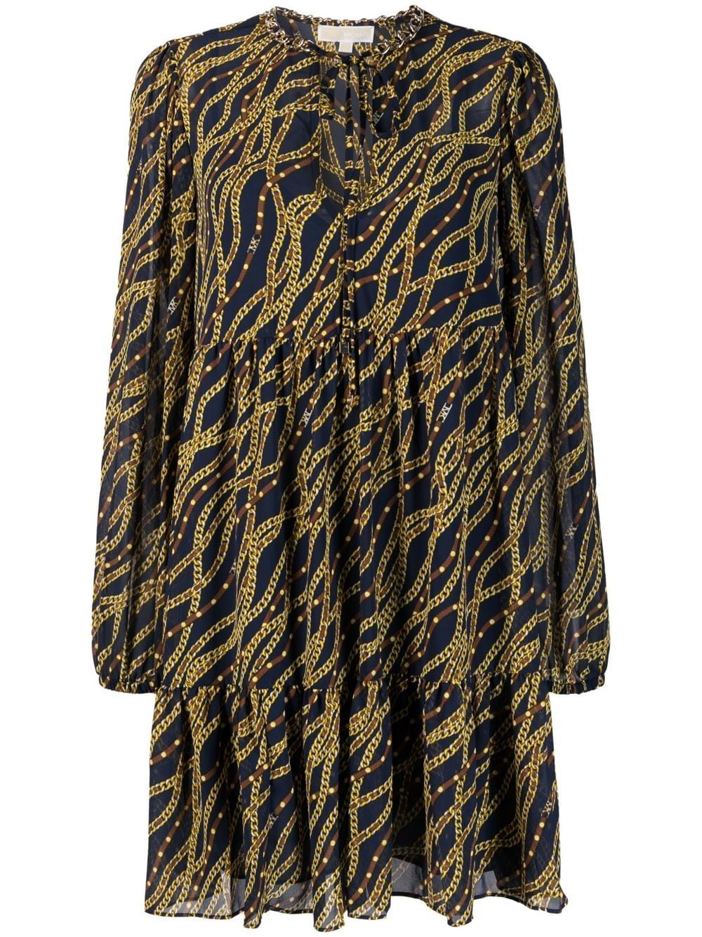 Mmk Printed midi dress