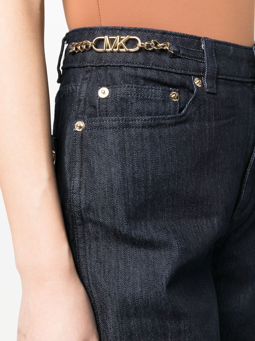 Mmk Cropped denim jeans