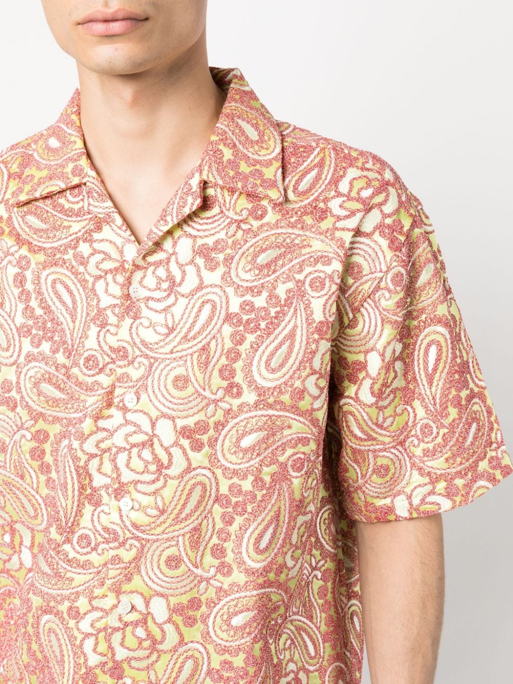Bluemarble Short sleeve embroidered shirt
