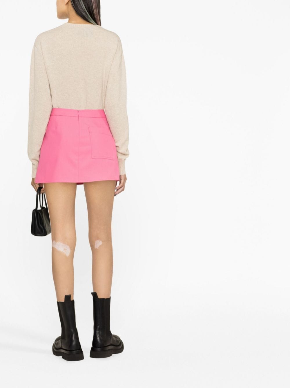 Palm Angels Cotton mini skirt