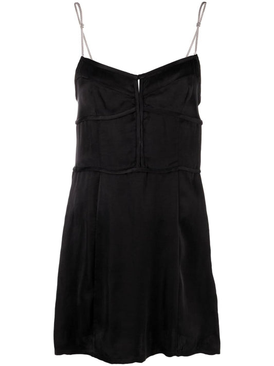 Palm Angels Chain-straps mini dress