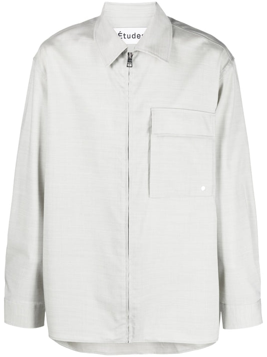 Études Ãtudes Wool blend shirt