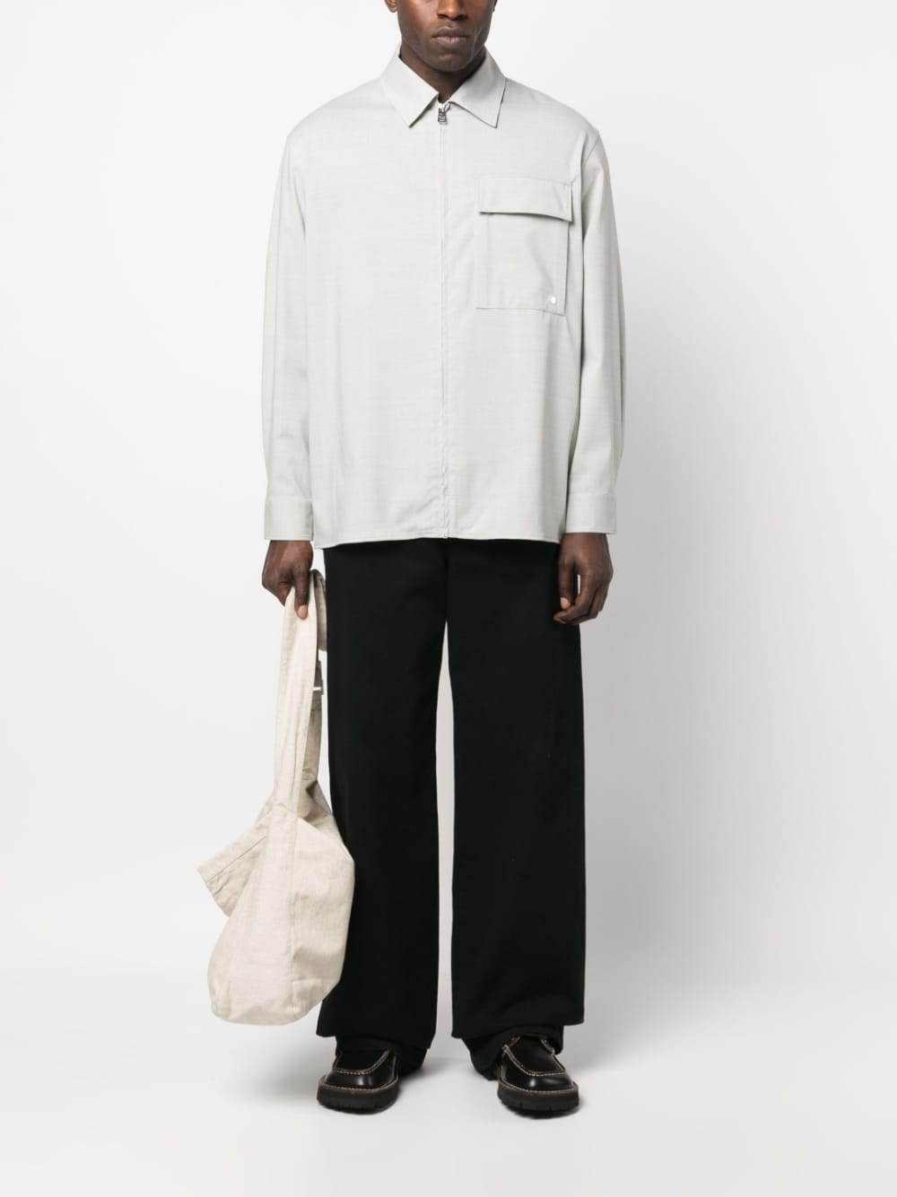 Études Ãtudes Wool blend shirt