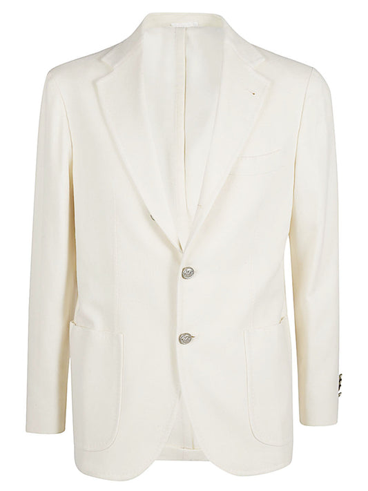 Sartorio Single-breasted wool jacket