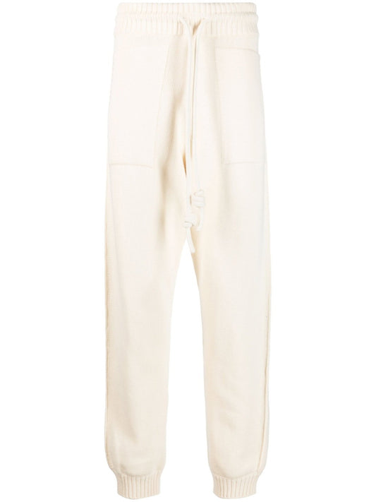 Off White Diag-stripe knitted track pants