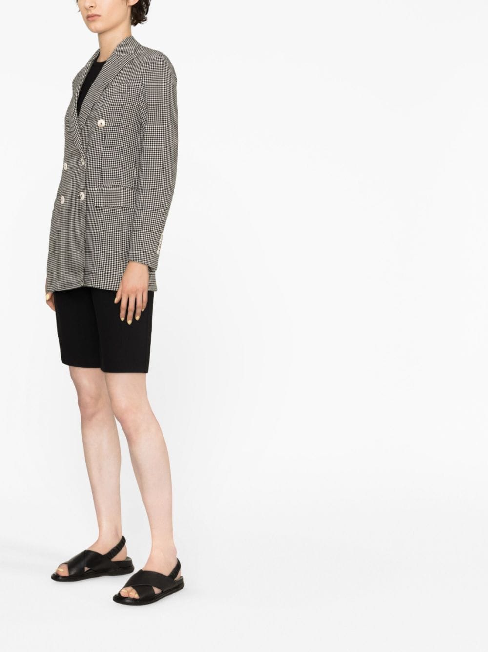 Circolo 1901 Pied de poul double-breasted jacket