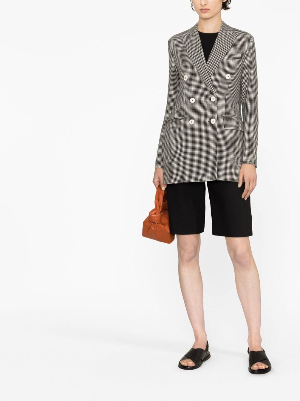 Circolo 1901 Pied de poul double-breasted jacket