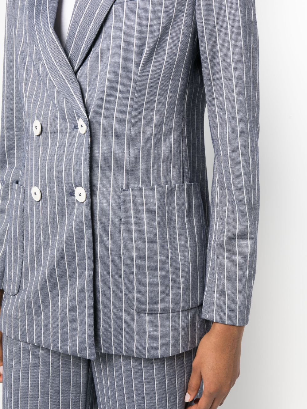 Circolo 1901 Striped double-breasted jacket