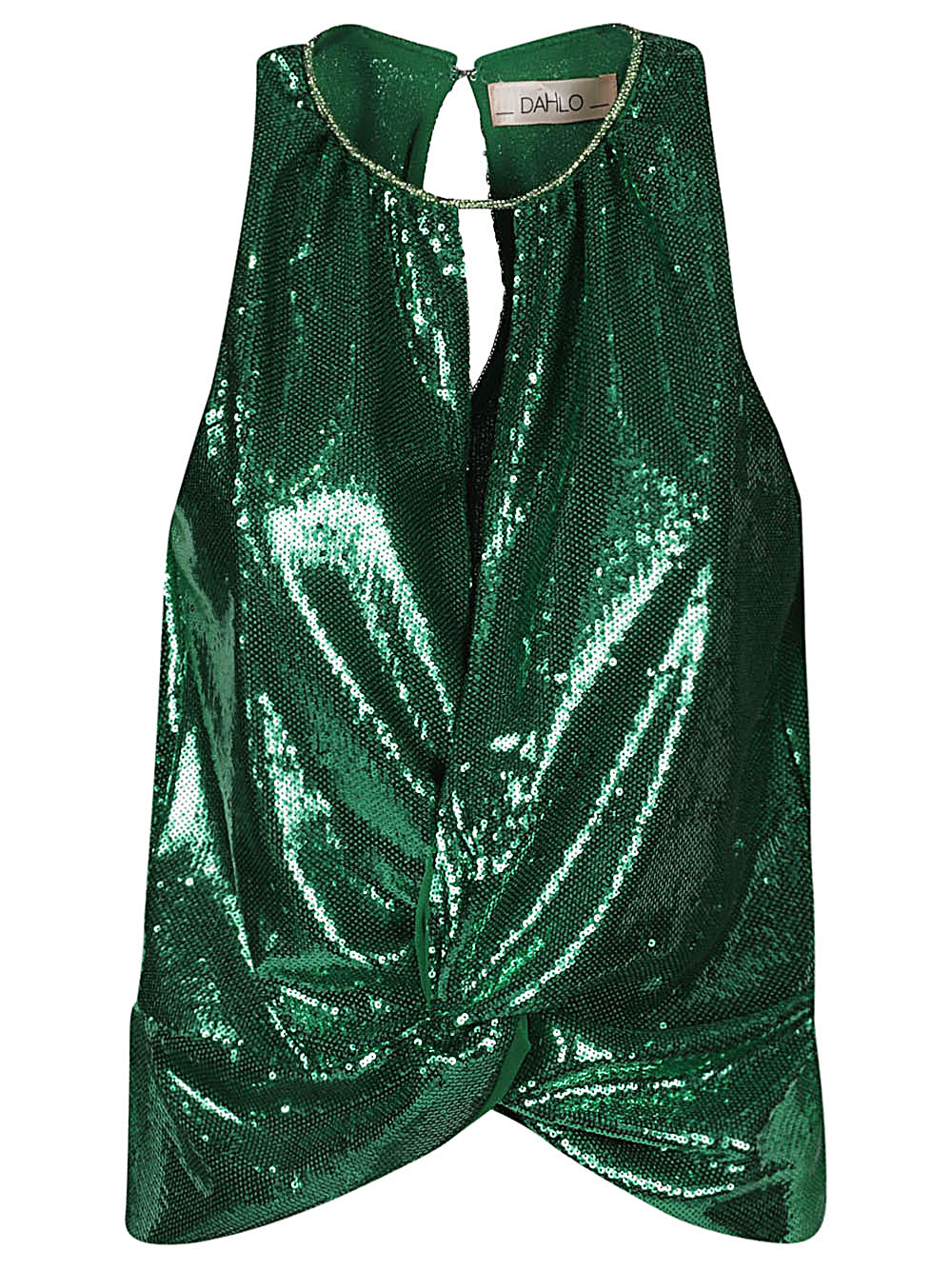 Dahlo Sequin cropped top