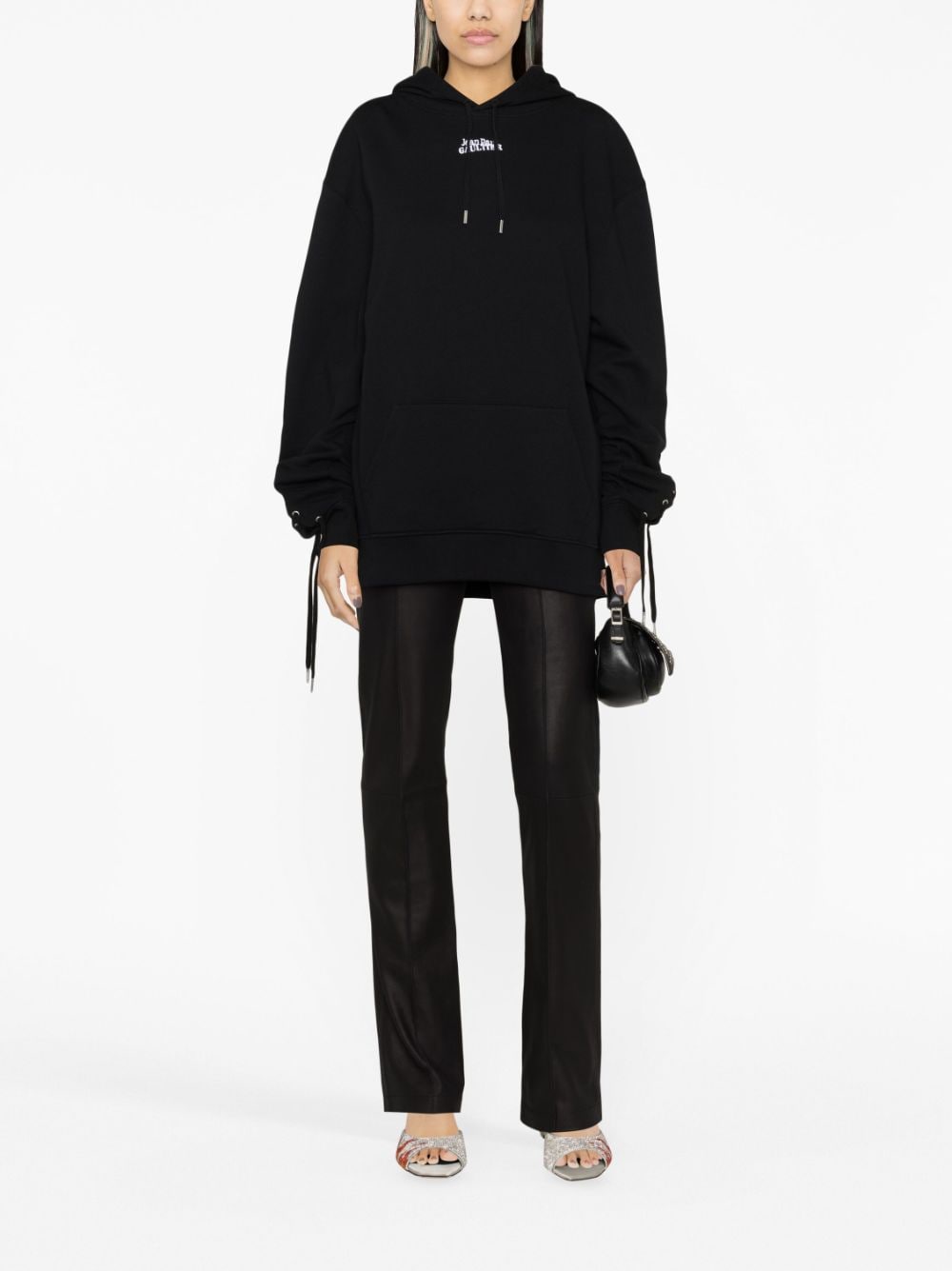Jean Paul Gaultier Logo cotton hoodie
