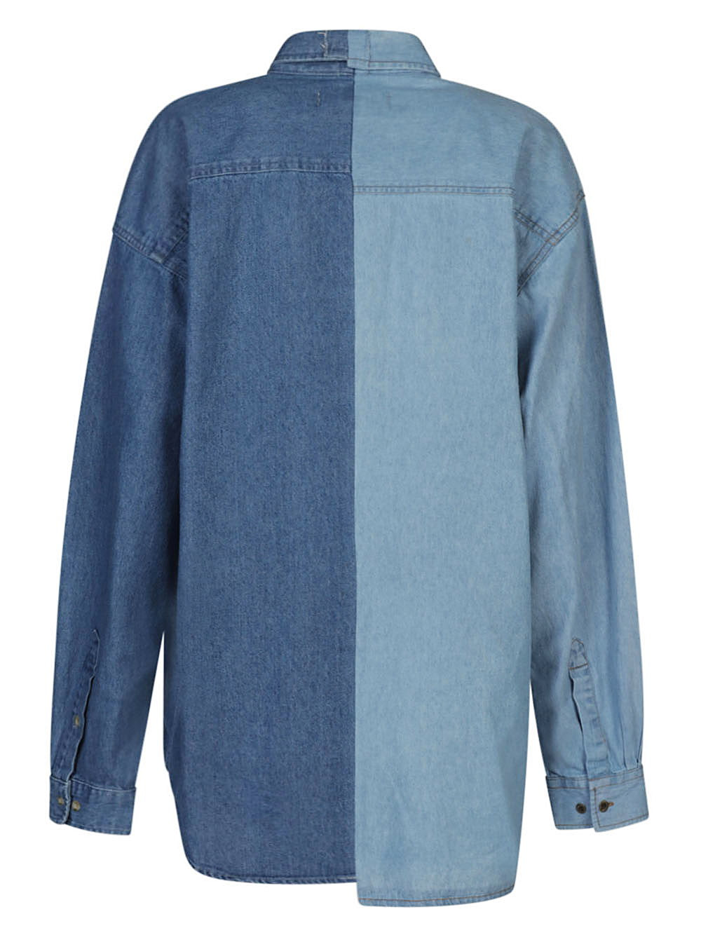 E.L.V. Denim Contrast denim shirt