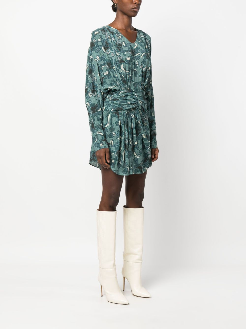 Iro Fontana printed short dress