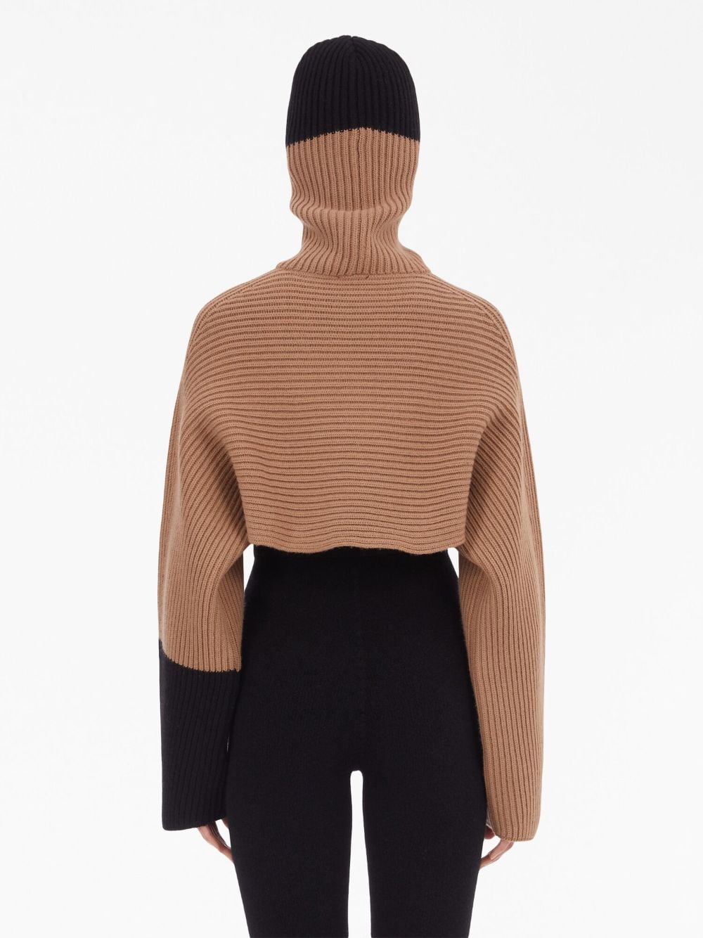 Ferragamo Cashmere cropped hoodie