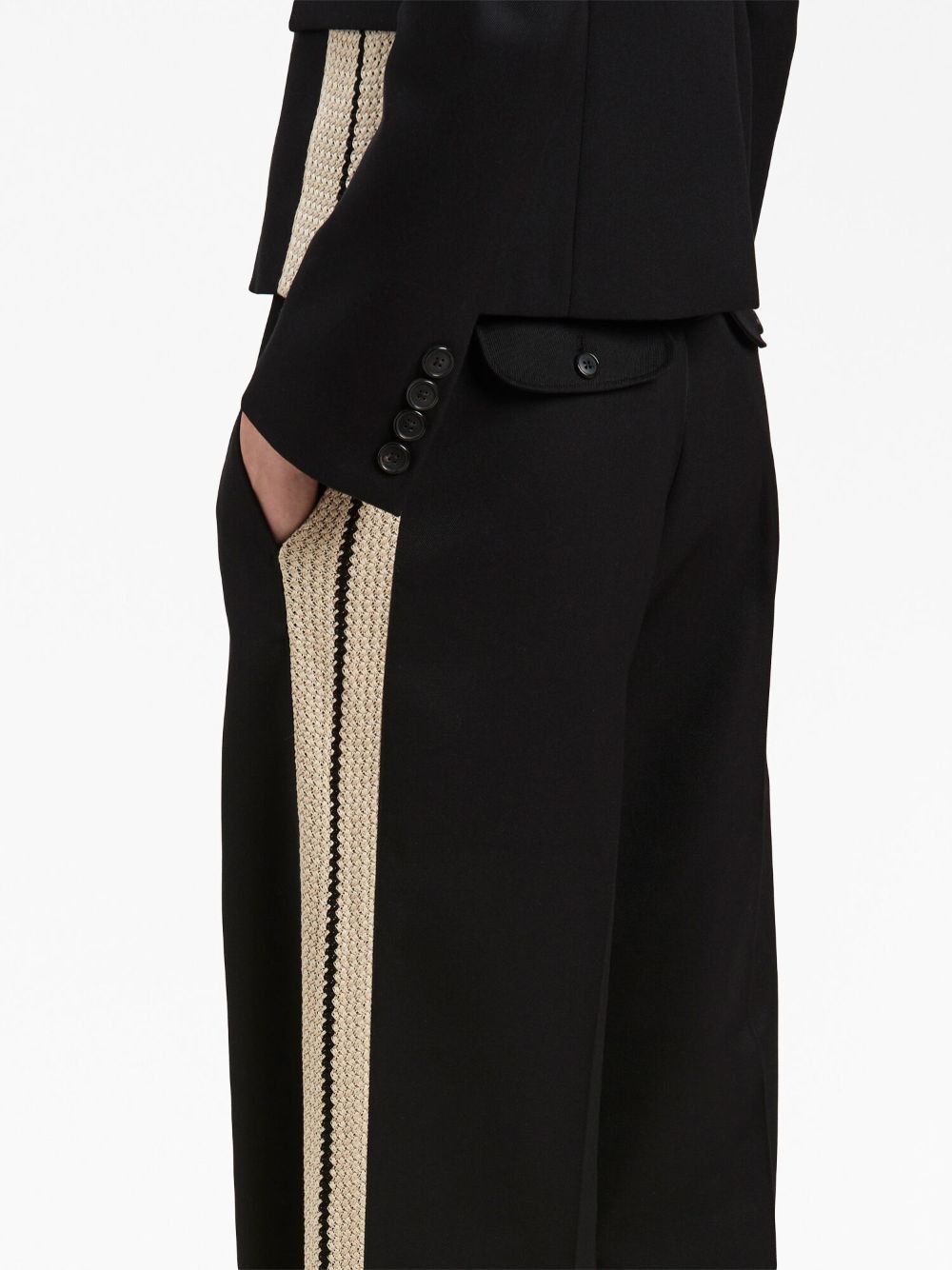 Palm Angels Wool blend trousers
