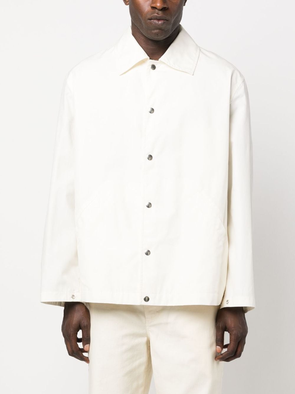 Jil Sander Logo cotton jacket