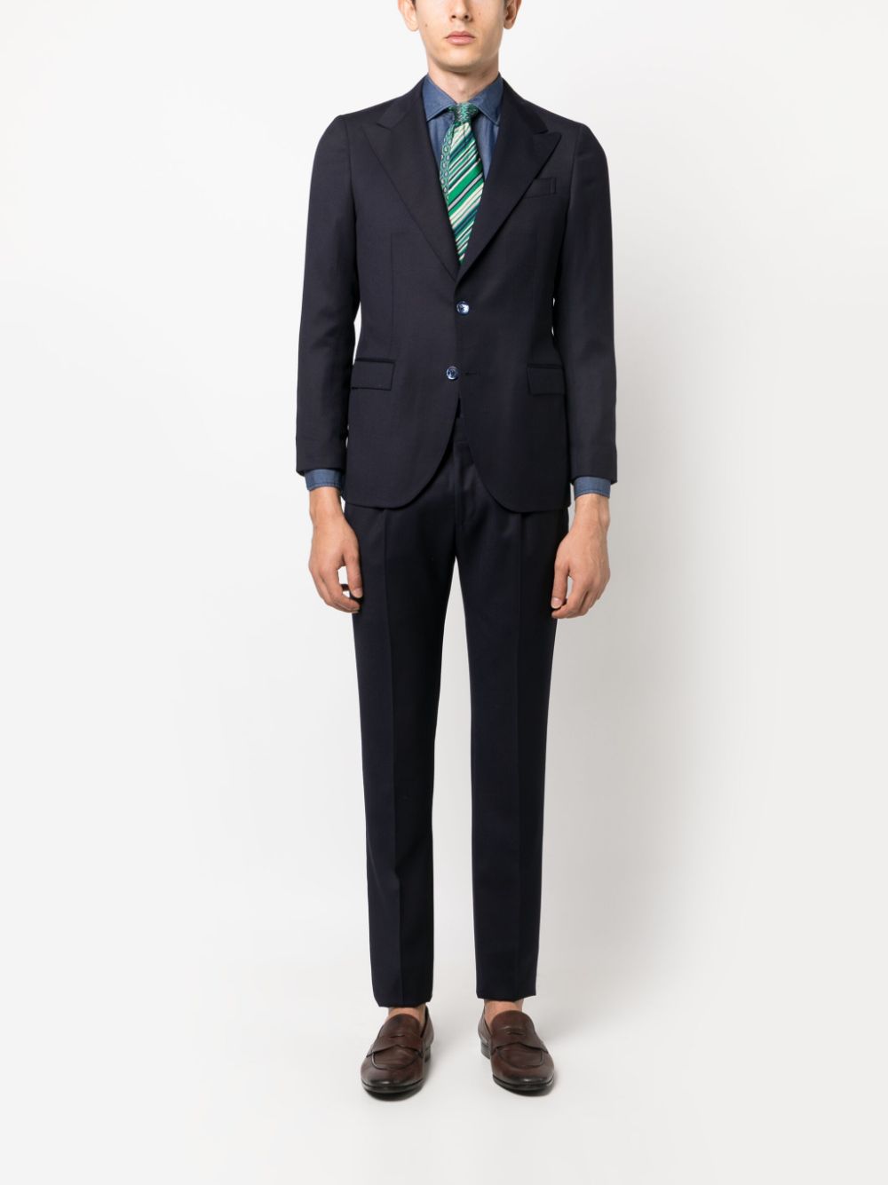 Finamore 1925 Napoli Regular fit denim shirt