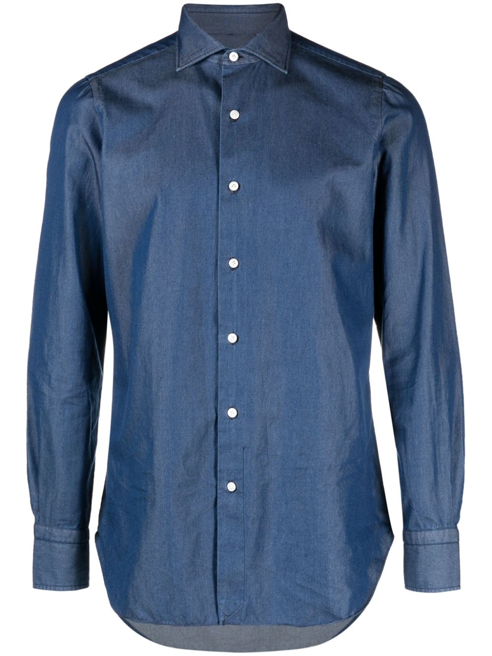 Finamore 1925 Napoli Regular fit denim shirt