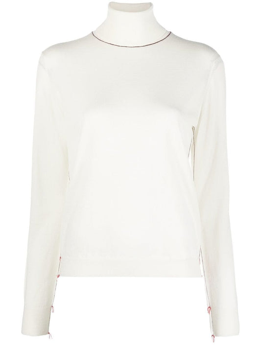 Maison Margiela Work-In-Progress high-neck jumper