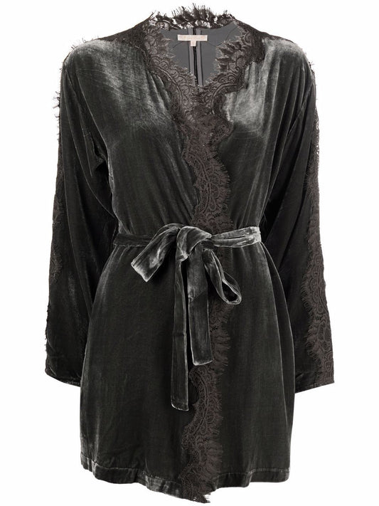Gold Hawk Velvet long duster
