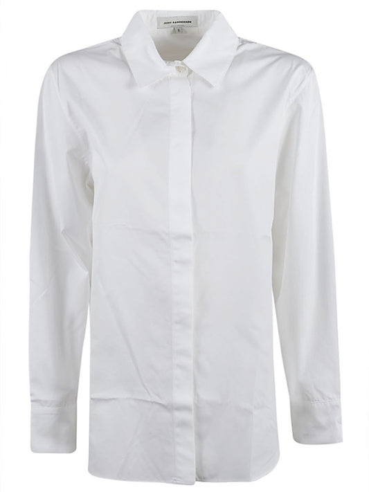 Judy Sanderson Button-down cotton shirt