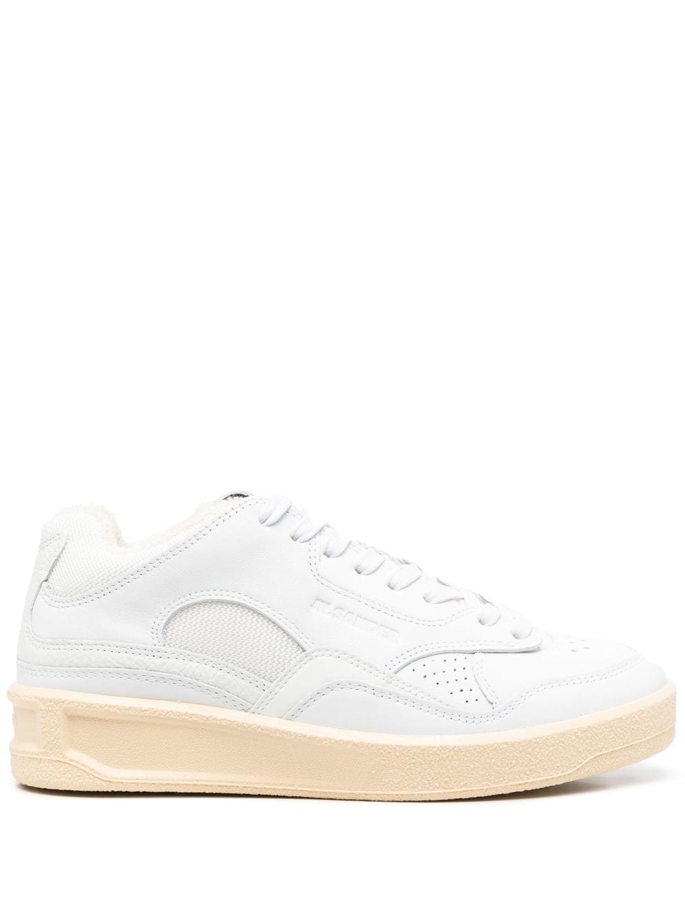 Jil Sander Panelled Low-Top Leather Sneakers