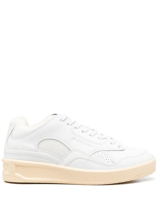 Jil Sander Panelled Low-Top Leather Sneakers