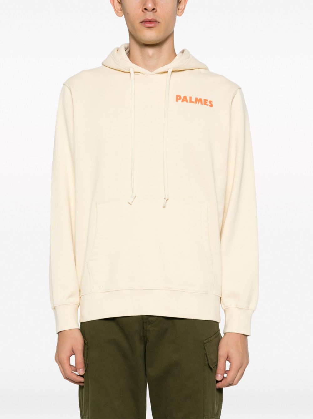 Palmes Logo organic cotton hoodie