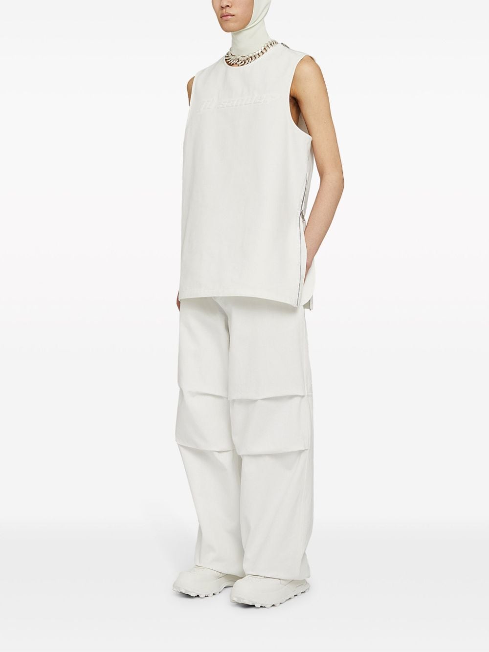 Jil Sander Fashion Tapered cotton trousers