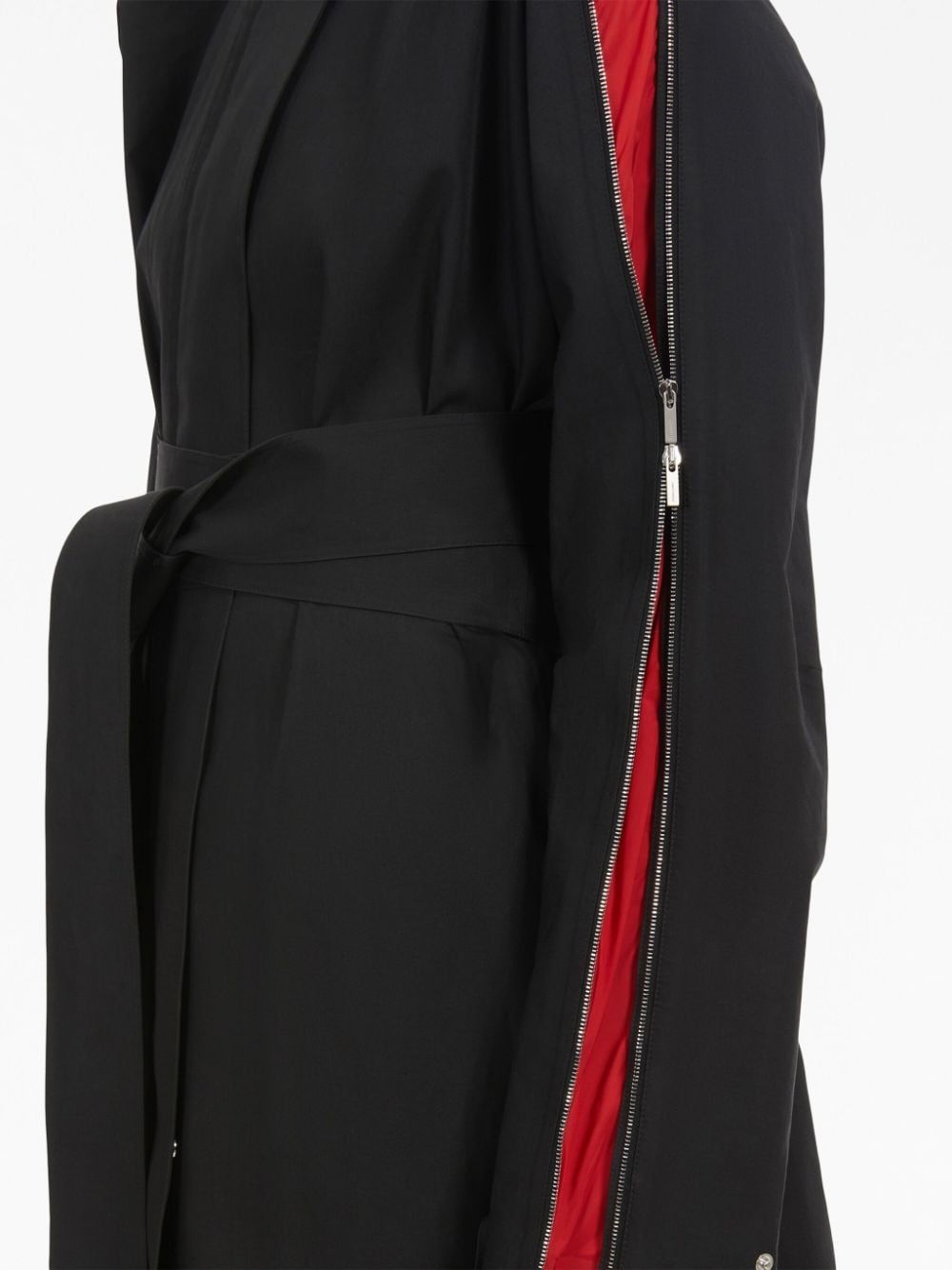 Ferragamo Zip-detail cotton belted trench coat